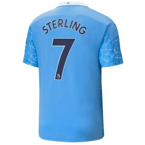 Fotballdrakter Manchester City Sterling 7 Hjemmedrakt 2020-2021