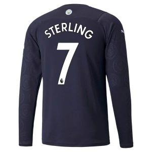Manchester City Sterling Third Jersey Long Seeve