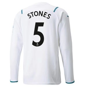 Manchester City Stones Away Jersey Long Seeve