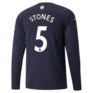 Manchester City Stones Third Jersey Long Seeve