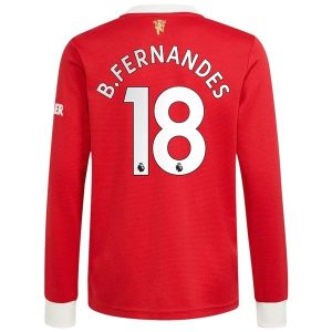 Manchester United B Fernandes Home Jersey Long Seeve