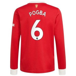 Manchester United Pogba Home Jersey Long Seeve
