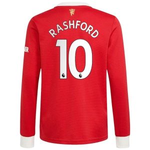 Manchester United Rashford Home Jersey Long Seeve