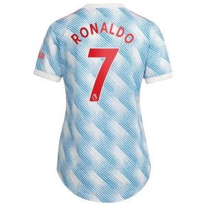 Fotballdrakter Manchester United Ronaldo 7 Bortedrakt Dame 2021-2022