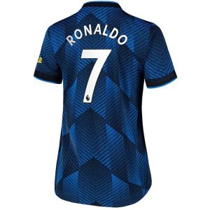 Manchester United Ronaldo 7 Tredje drakter Dame 2021-2022 – Fotballdrakter