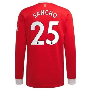 Manchester United Sancho Home Jersey Long Seeve