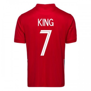 Billige Fotballdrakter Norge Joshua King 7 Hjemmedrakt 2020 – Kortermet