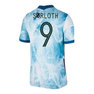 Billige Fotballdrakter Norge Sorloth 9 Bortedrakt 2021 – Kortermet