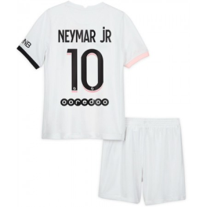 Fotballdrakter Paris Saint-Germain Neymar Jr 10 Barn Bortedraktsett 2021-2022