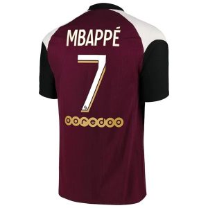 Fotballdrakter Paris Saint Germain PSG Mbappé 7 Tredjedrakt 2020-2021