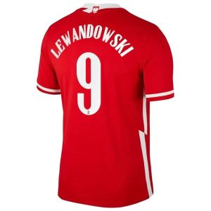 Fotballdrakter Polen Lewandowski 9 Bortedrakt 2020-2021