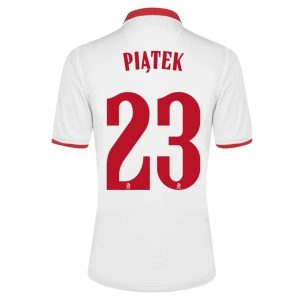 Billige Fotballdrakter Polen Piatek 23 Hjemmedrakt 2021 – Kortermet