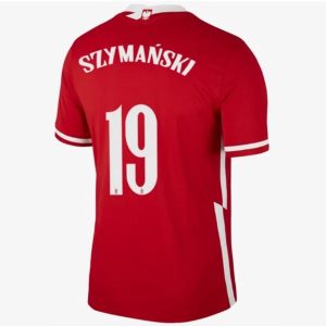 Billige Fotballdrakter Polen Szymanski 19 Bortedrakt 2021 – Kortermet