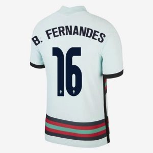 Billige Fotballdrakter Portugal B.Fernandes 16 Bortedrakt 2021 – Kortermet