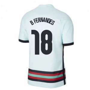 Billige Fotballdrakter Portugal B.Fernandes 18 Bortedrakt 2021 – Kortermet
