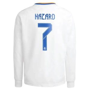 Real Madrid Hazard Home Jersey Long Seeve