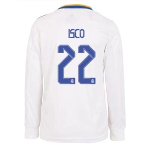Real Madrid Isco Home Jersey Long Seeve