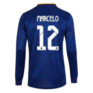 Real Madrid Marcelo Away Jersey Long Seeve