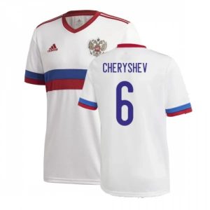 Billige Fotballdrakter Russland Cheryshev 6 Bortedrakt 2021 – Kortermet