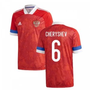 Billige Fotballdrakter Russland Cheryshev 6 Hjemmedrakt 2021 – Kortermet