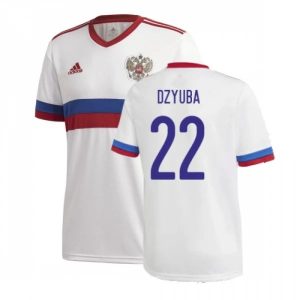 Billige Fotballdrakter Russland Dzyuba 22 Bortedrakt 2021 – Kortermet