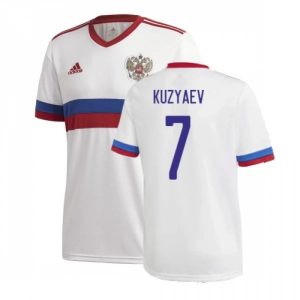 Billige Fotballdrakter Russland Kuzyaev 7 Bortedrakt 2021 – Kortermet