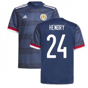 Billige Fotballdrakter Skottland Hendry 24 Hjemmedrakt 2021 – Kortermet