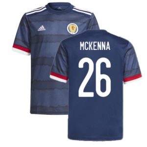 Billige Fotballdrakter Skottland Mckenna 26 Hjemmedrakt 2021 – Kortermet