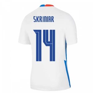 Billige Fotballdrakter Slovakia Skriniar 14 Bortedrakt 2021 – Kortermet
