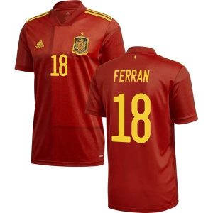 Billige Fotballdrakter Spania Ferran 18 Hjemmedrakt 2021 – Kortermet