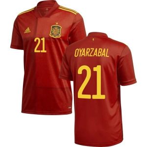 Billige Fotballdrakter Spania Oyarzabal 21 Hjemmedrakt 2021 – Kortermet