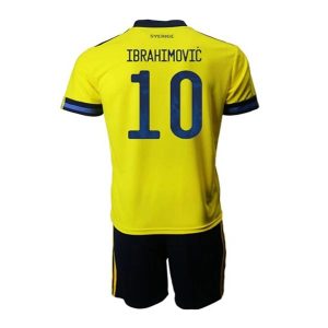 Fotballdrakter Sverige Ibrahimović 10 Hjemmedrakt 2020-2021