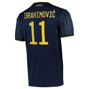 Billige Fotballdrakter Sverige Ibrahimović 11 Bortedrakt 2021 – Kortermet