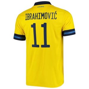 Fotballdrakter Sverige Ibrahimović 11 Hjemmedrakt 2020-2021