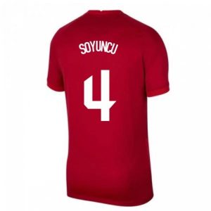 Billige Fotballdrakter Tyrkia Soyuncu 4 Bortedrakt 2021 – Kortermet