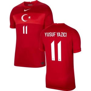 Billige Fotballdrakter Tyrkia Yusuf Yazici 11 Bortedrakt 2021 – Kortermet