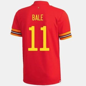 Billige Fotballdrakter Wales Bale 11 Hjemmedrakt 2021 – Kortermet