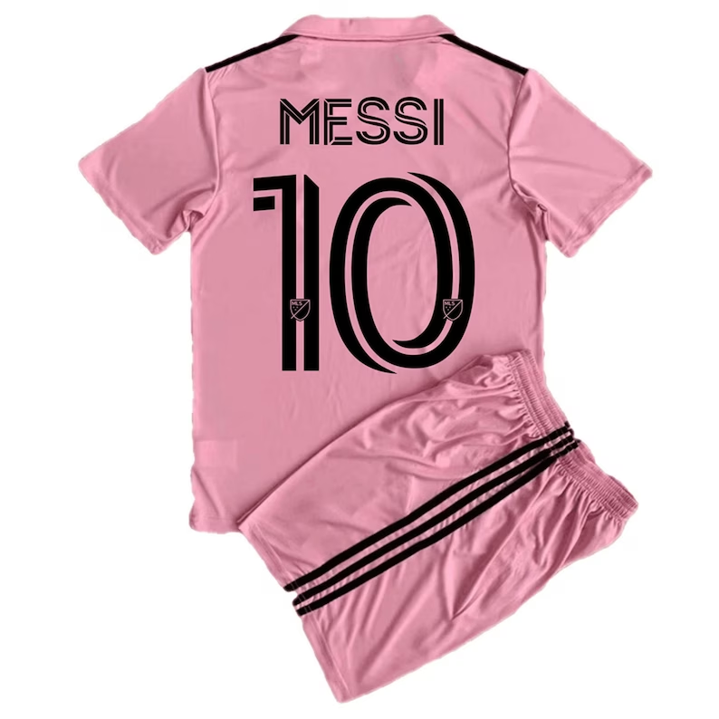 Fotballdrakter Inter Miami CF Messi 10 Barn Hjemmedraktsett 2023-2024