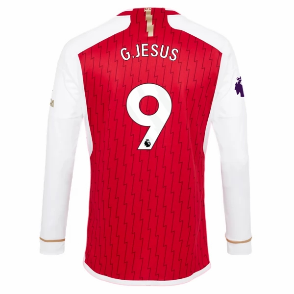 Billige Fotballdrakter Arsenal G.Jesus 9 Hjemmedrakt 2023 2024 – Langermet
