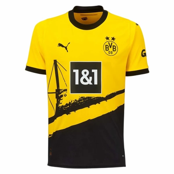 Billige Fotballdrakter BVB Borussia Dortmund Hummels 15 Hjemmedrakt 2023 2024 – Kortermet