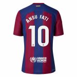 Billige Fotballdrakter FC Barcelona Ansu Fati 10 Hjemmedrakt 2023 2024 – Kortermet