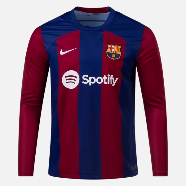 Billige Fotballdrakter FC Barcelona Hjemmedrakt 2023 2024 – Langermet