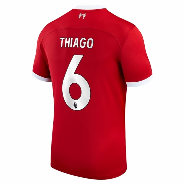 Billige Fotballdrakter Liverpool Thiago 6 Hjemmedrakt 2023 2024 – Kortermet
