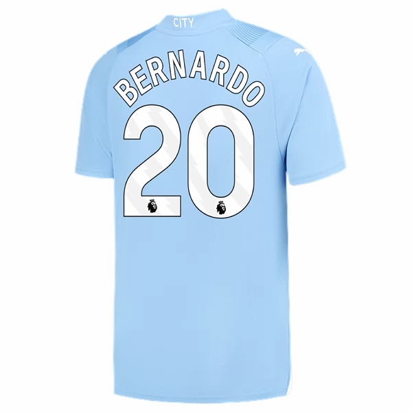 Billige Fotballdrakter Manchester City Bernardo Silva 20 Hjemmedrakt 2023 2024 – Kortermet