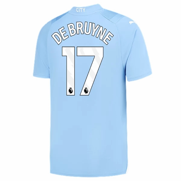 Billige Fotballdrakter Manchester City Kevin De Bruyne 17 Hjemmedrakt 2023 2024 – Kortermet