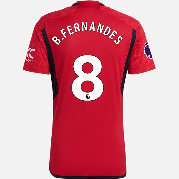 Billige Fotballdrakter Manchester United B.Fernandes 8 Hjemmedrakt 2023 2024 – Kortermet