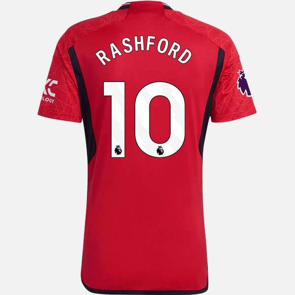 Billige Fotballdrakter Manchester United Marcus Rashford 10 Hjemmedrakt 2023 2024 – Kortermet