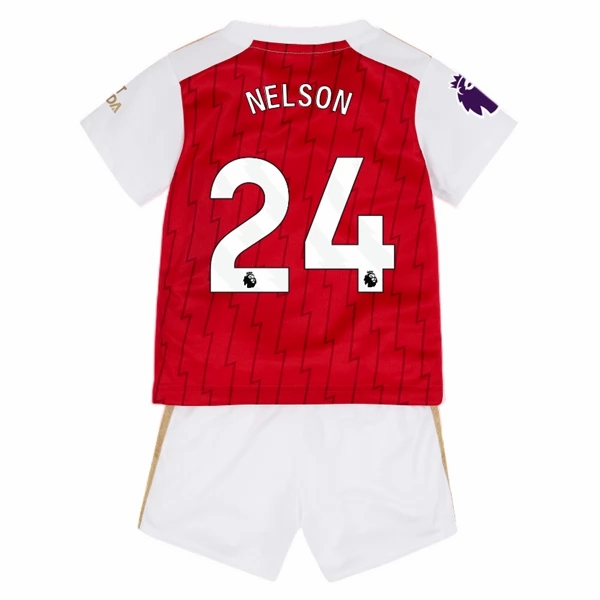 Fotballdrakter Arsenal Nelson 24 Barn Hjemmedraktsett 2023-2024