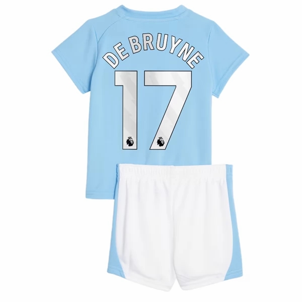 Fotballdrakter Manchester City Kevin De Bruyne 17 Barn Hjemmedraktsett 2023-2024