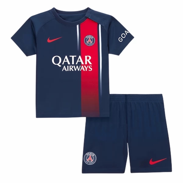 Fotballdrakter Paris Saint Germain PSG Kylian Mbappé 7  Barn Hjemmedraktsett 2023-2024